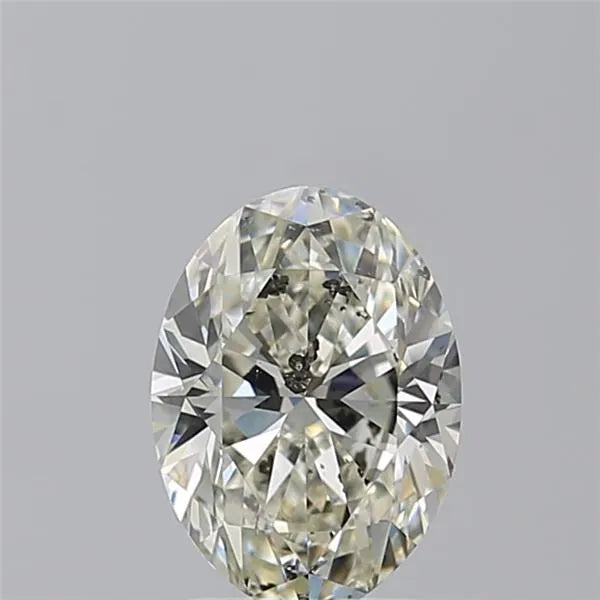 2.00ct Oval Natural Diamond (Colour J, Clarity SI2, Cut GD, IGI Certified)