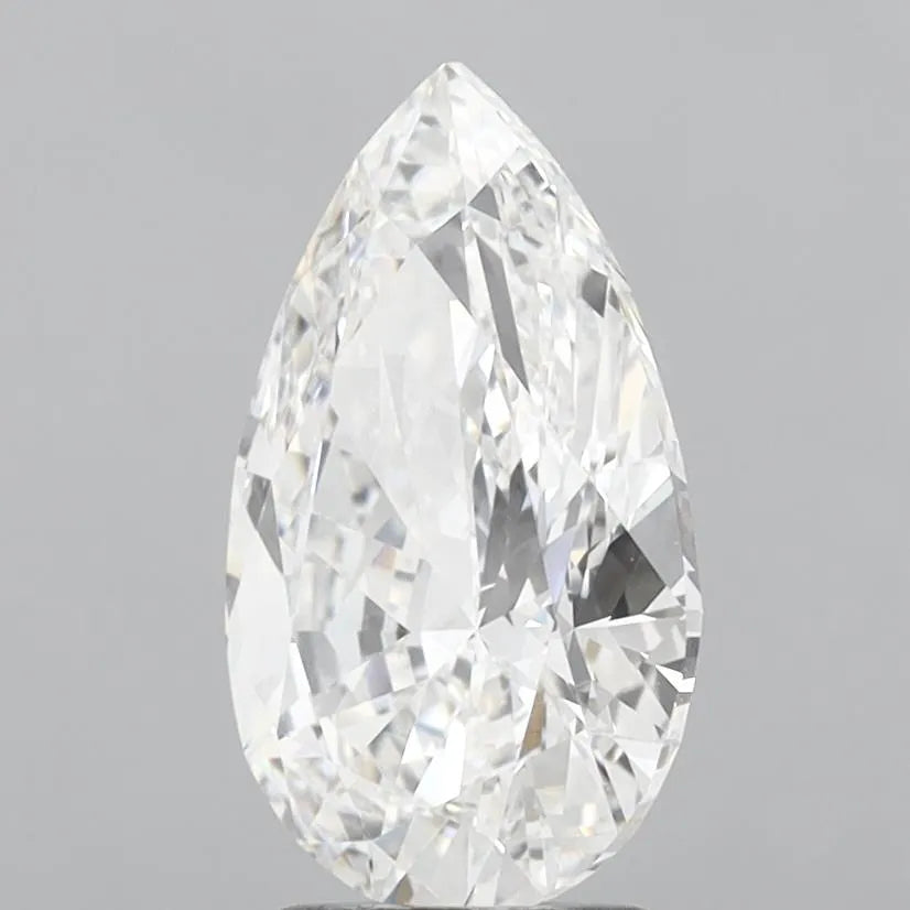 3.00ct Pear Lab Grown Diamond (Colour E, Clarity VVS2, IGI Certified)
