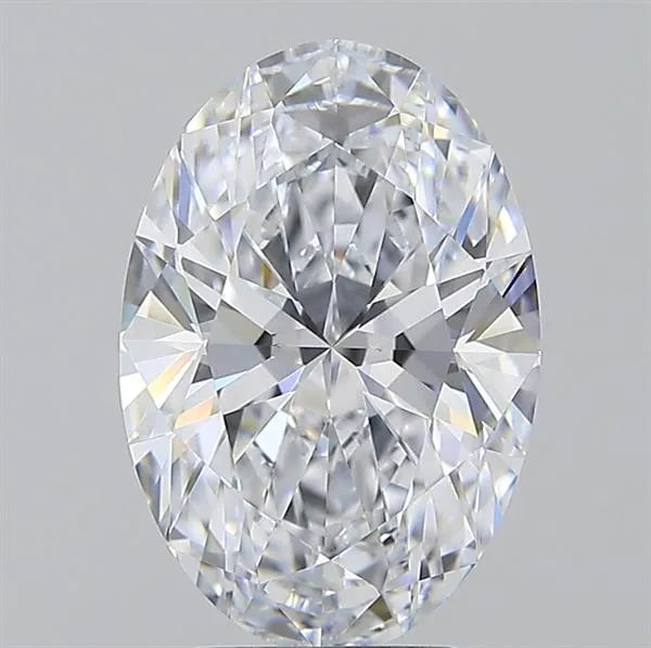 3.07ct Oval Lab Grown Diamond (Colour E, Clarity IF, IGI Certified)