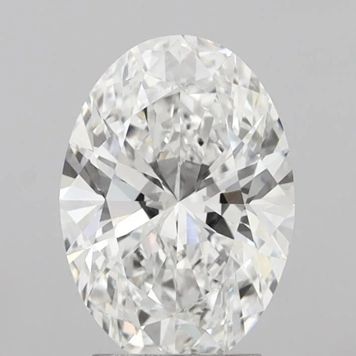 3.08ct Oval Lab Grown Diamond (Colour E, Clarity VVS2, IGI Certified)