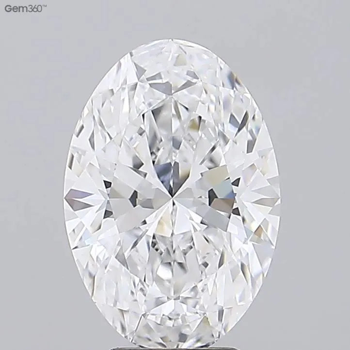 4.09ct Oval Lab Grown Diamond (Colour E, Clarity VS1, GIA Certified)