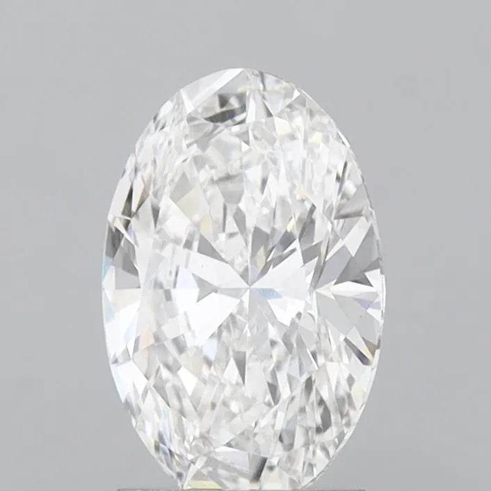2.09ct Oval Lab Grown Diamond (Colour E, Clarity VVS2, IGI Certified)