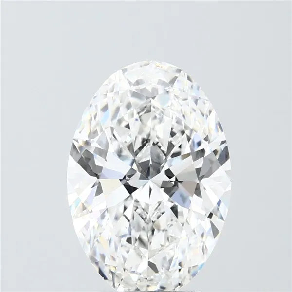 3.58ct Oval Lab Grown Diamond (Colour D, Clarity VVS2, IGI Certified)