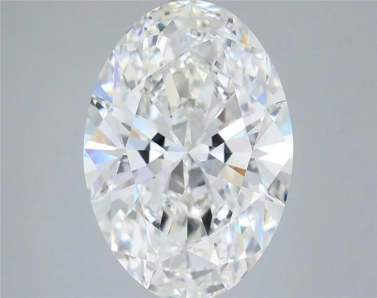 4.10ct Oval Lab Grown Diamond (Colour F, Clarity VVS2, IGI Certified)
