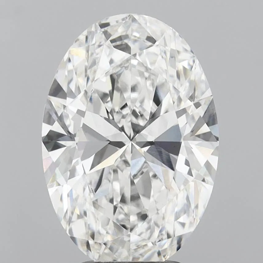 4.24ct Oval Lab Grown Diamond (Colour E, Clarity VVS2, IGI Certified)